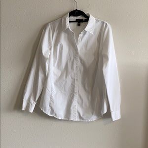 White button down